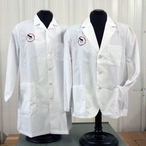 Men's Show Coat - White Short