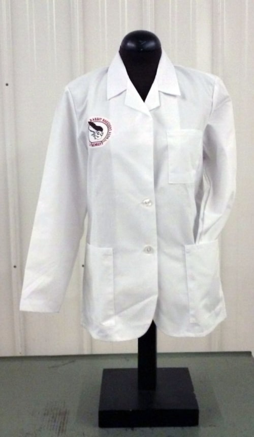 Women's Show Coat - White Short